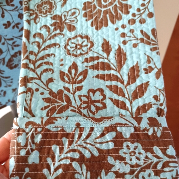 NOT Stunning Nomadic Traders Reversible Teal Quilted Small Jacket Blazer - Picture 7 of 9